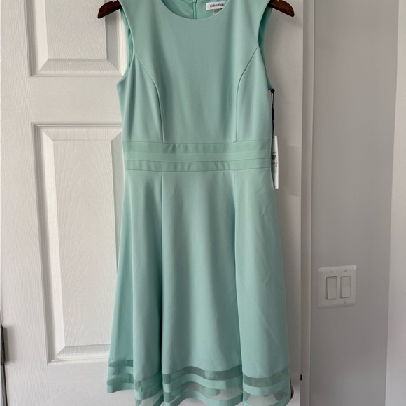 Calvin Klein Light Blue Midi Dress - Picture 6 of 12